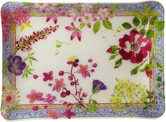 Поднос MILLEFLEURS, 37 X 28,3 см GIEN Поднос MILLEFLEURS, 37 X 28,3 см GIEN