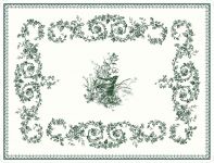 Поднос малый Восточный пейзаж LES DEPAREILLEES VERT, 37 X 28,3 cm GIEN Поднос малый Восточный пейзаж LES DEPAREILLEES VERT, 37 X 28,3 cm GIEN