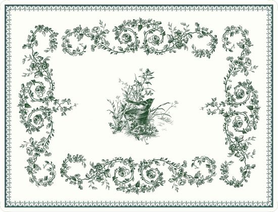 Поднос малый Восточный пейзаж LES DEPAREILLEES VERT, 37 X 28,3 cm GIEN Поднос малый Восточный пейзаж LES DEPAREILLEES VERT, 37 X 28,3 cm GIEN