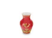 Ваза MING 25 см., красная с золотом, Oriente Italiano,  Ginori 1735, арт.: 016RG02 FG6132LX0250G00132900 Ваза MING 25 см., красная с золотом, Oriente Italiano,  Ginori 1735, арт.: 016RG02 FG6132LX0250G00132900