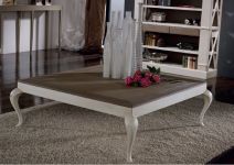 Стол кофейный из массива в стиле Ар Деко 120 х 120 х 42 см., цвет черный, ADM, NAT25 Стол кофейный из массива в стиле Ар Деко 120 х 120 х 42 см., цвет черный, ADM, NAT25