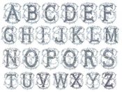 Тарелка обеденная "N", FILET MANGANESE MONOGRAMME, Д 26 cm GIEN Тарелка обеденная "N", FILET MANGANESE MONOGRAMME, Д 26 cm GIEN