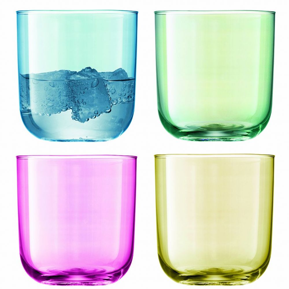 Набор стаканов Polka, 420 мл, разноцветный металлик, 4 шт., PZ01 LSA, арт.: G977-15-294