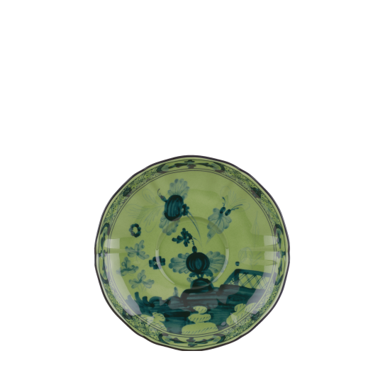 Блюдце к чайной чашке ORIENTE ITALIANO MALACHITE от Ginori 1735, 003RG00 FPT401010150G00123600