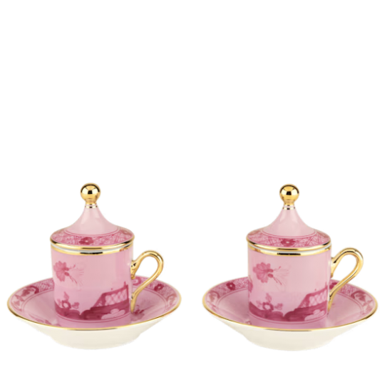 Набор из 2-х кофейных пар  ORIENTE ITALIANO PORPORA от Ginori 1735, 004RG00 FX917601G00124200