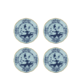 Тарелка десертная 21 см.,  набор 4 шт., ORIENTE ITALIANO IRIS, Ginori, 003RG00 FX4110LX0210G00124300