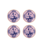 Тарелка десертная 21 см.,  набор 4 шт., ORIENTE ITALIANO AZALEA, Ginori, 003RG00 FX4110LX0210G00124500