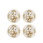 Тарелка десертная 21 см.,  набор 4 шт., ORIENTE ITALIANO AURUM, Ginori, 003RG00 FX4110LX0210G00133000