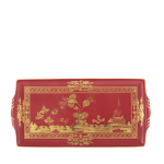 Блюдо прямоугольное 18 х 33 см.,  ORIENTE ITALIANO RUBRUM, Ginori, 017RG02 FG5283LX0335G00132900