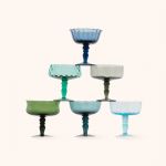 Набор из 6-ти бокалов под шампанское В 11 см., - Nuance Blue/Green  (Bitossi home)