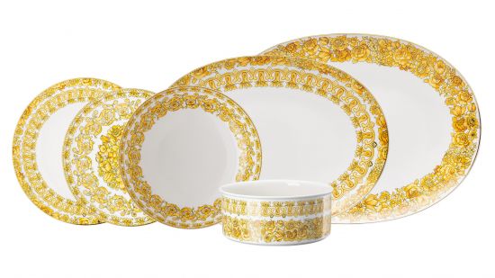Сервиз столовый Versace Medusa Rhapsody на 6 персон 21 предмет, фарфор Сервиз столовый Versace Medusa Rhapsody на 6 персон 21 предмет, фарфор
