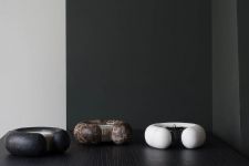 ANTILA подсвечник из мрамора D180 X H 60 mm ,oOumm