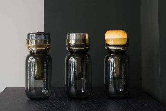 LIBRA подсвечник из мрамора D110 x H 255 mm ,oOumm LIBRA подсвечник из мрамора D110 x H 255 mm ,oOumm