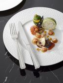 Тарелка десертная 24 см., COLLECTION L PERLES DE ROSEE, DEGRENNE, арт.233924