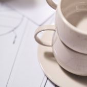 Набор Чайник на 4 чашки 700 мл., SALAM MONOCHROME ROSE NUDE и 2 кружки 250 мл., empileo розовый , DEGRENNE. 244006