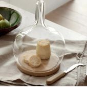 Клош на дубовой доске для сервировки сыра, LSA International, LH01 Клош на дубовой доске для сервировки сыра, LSA International, LH01