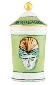 Ваза с крышкой В20х10 см.,IL VIAGGIO DI NETTUNO MOSS GREEN, Ginori