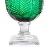 Ваза изумруд, стекло,Mis En Demeure THL.024.GV